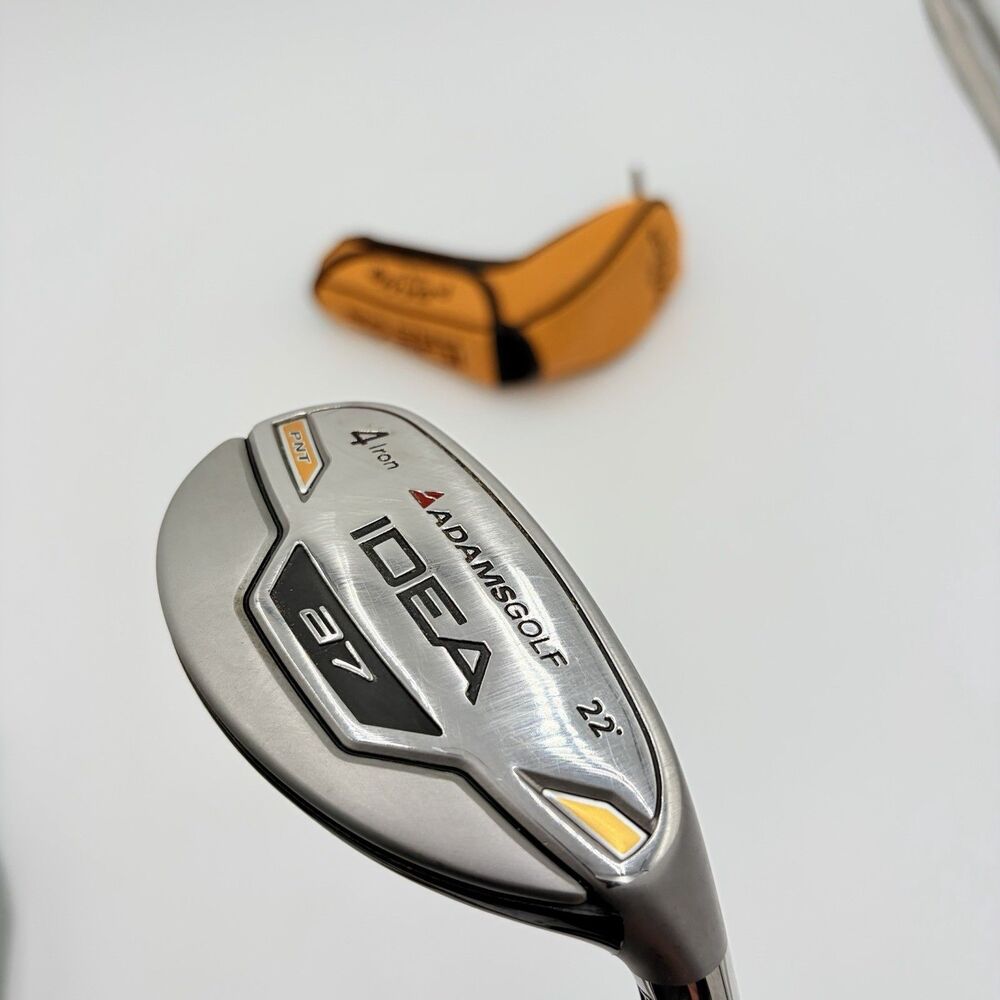 ADAMS IDEA A7 4 HYBRID 22° RH Golf Club Matrix Ozik S-Flex Headcover